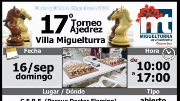 imagen cartel torneo ajedrez ferias 2012