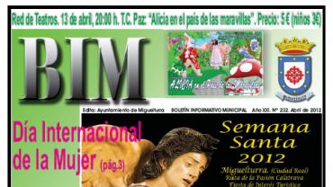 imagen portada del BIM de abril de 2012