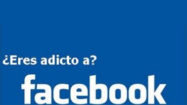 imagen sobre peligro de adicción  a Facebook