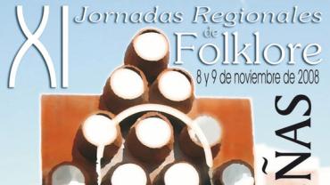 imagen cartel jornadas folclore Valdepeñas 2008