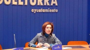 Victoria Sobrino, en el Salón de Plenos,febrero 07