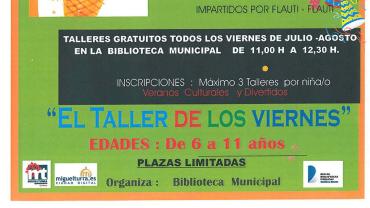 talleres de los viernes Biblioteca Municipal
