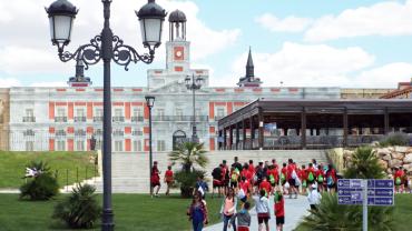 imagen del Campus de Fútbol 2017 en el Parque de Europa, julio 2017, imagen de Alberto Sánchez