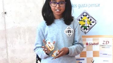 imagen de Lgalia Mahajub, febrero 2019, fuente imagen Club Ajedrez Ciudad Real