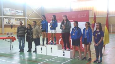 imagen de podio de bádminton, marzo 2019, imagen de Alba María Sobrino Martín