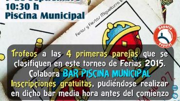 imagen cartel Campeonato de Truque Ferias 2015 Miguelturra