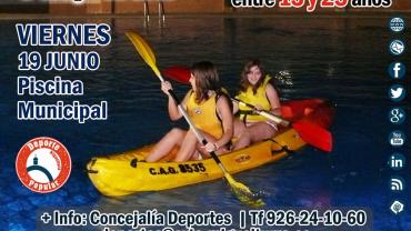 imagen cartel actividades esta noche haz deporte, junio de 2015