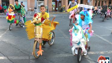 imagen de participantes en el Día de la Bicicleta, Ferias y Fiestas 2018 Miguelturra