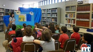 imagen de uno de los talleres de cuenta cuentos del pasado año