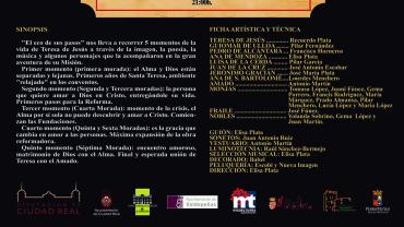 agenda obra de teatro El eco de sus pasos, noviembre 2015