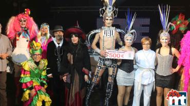 imagen de autoridades y personas ganadoras del concurso Drag Queen 2016