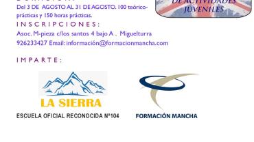 imagen cartel monitor-a tiempo libre, asociación M-Pieza, junio 2015