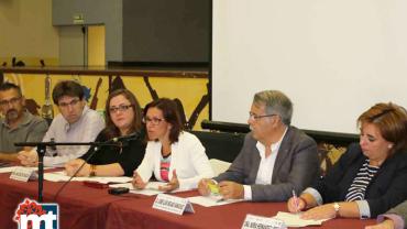 imagen inauguración de la jornada sobre alimentación saludable, septiembre 2015