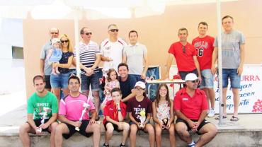 imagen organización, autoridades y participantes Liga Tenis Miguelturra 2017