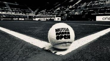 imagen pelota de tenis en el Mutua Madrid Open