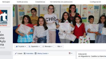 imagen captura pantalla del canal en Facebook absentismo escolar de Miguelturra
