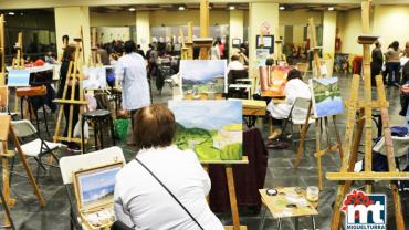 imagen de clases de pintura de la Universidad Popular de Miguelturra