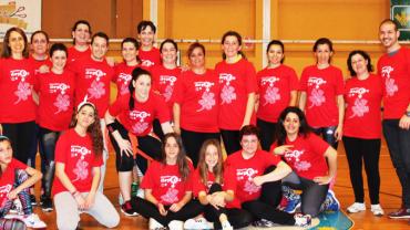 imagen de participantes y organización del evento deportivo, marzo 2017