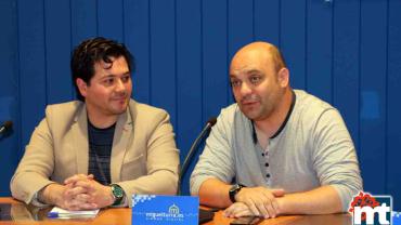 imagen de la rueda de prensa ofrecida por Triguero y Martín Ruiz, junio 2016