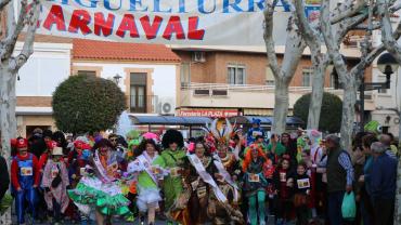 imagen de la salida de la Carrera de Máscaras del Carnaval de Miguelturra 2018
