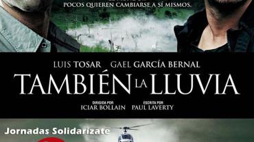 imagen del cartel de la proyección de También la lluvia, diciembre 2016