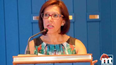 imagen de la alcaldesa de Miguelturra Victoria Sobrino, julio 2015