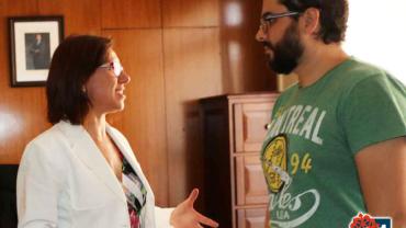 imagen de Victoria Sobrino y José Vicente Romero, septiembre 2015