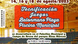cartel taller balonmano verano 2023