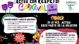 campaña contra violencia en Carnaval 2024
