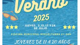 Cartel Noches Encantadas, verano 2025. Miguelturra