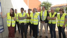 Visita a las obras de la pasarela, Miguelturra julio de 2025