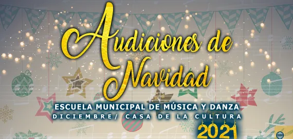 Conciertos/audiciones de Navidad de la Escuela de Música y Danza
