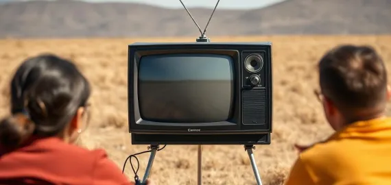 televisión en pruebas