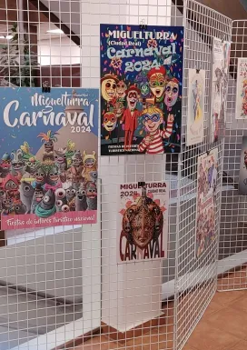 Exposición de concurso cartel Carnaval, Miguelturra 2024