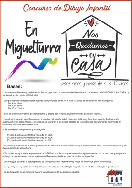 evento imagen cartel concurso de pintura infantil, abril 2020