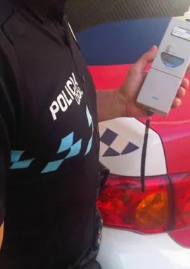evento imagen de un control de alcohol por parte de la Policía Local de Miguelturra
