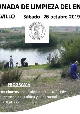 evento imagen cartel jornada de limpieza del entorno en Peralvillo 2019