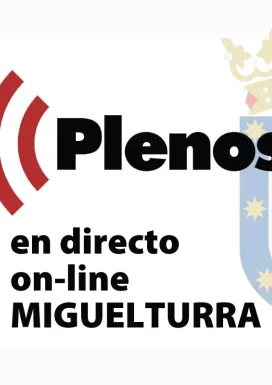 agenda imagen que publicita los Plenos Municipales del Ayuntamiento en Internet