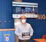 imagen de la presentación del nuevo portal web con Pedro Redondo, Miguelturra mayo de 2021