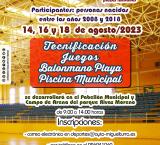cartel taller balonmano verano 2023