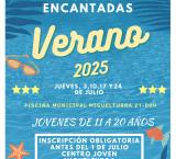 Cartel Noches Encantadas, verano 2025. Miguelturra