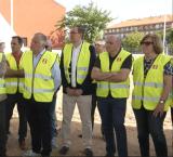Visita a las obras de la pasarela, Miguelturra julio de 2025