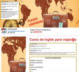 imagen cartel curso inglés a través de internet gratuito, junio 2020