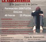 imagen del cartel del curso contra violencia de género,  mayo 2020